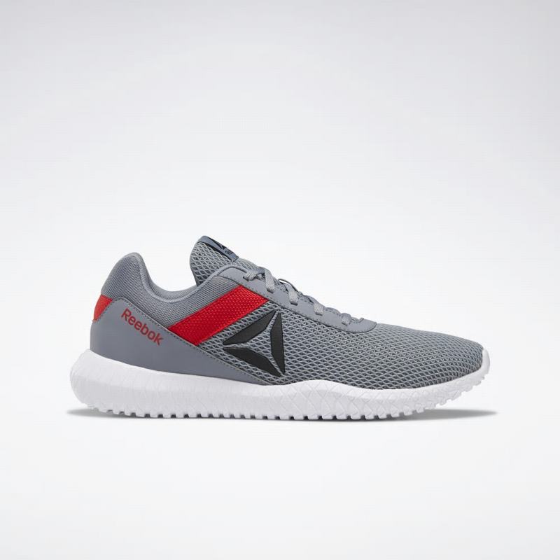 Adidasi Training Reebok Flexagon Energy Barbati Gri/Rosii/Negrii Romania ZF1340SU